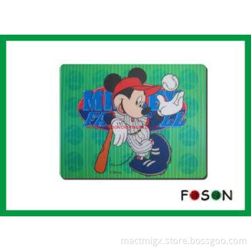 Commercial Cartoon Rubber Mouse Mat With Radiation Protecti